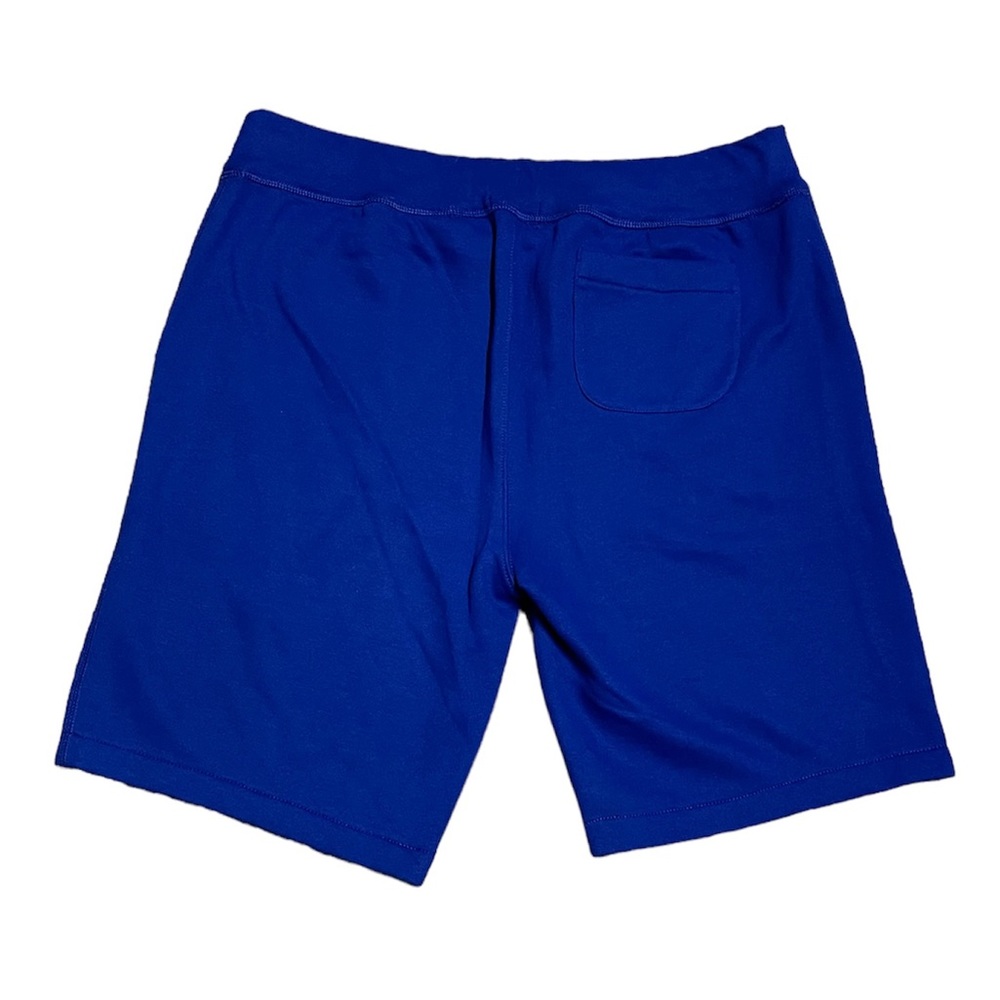 New XL Polo Ralph Lauren Royal Blue White Spellout Gym Athletic Shorts - Picture 2 of 3